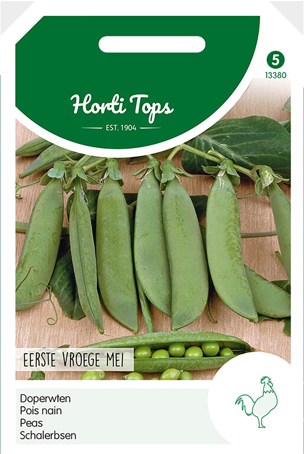 HT Doperwten Zaden Eerste Vroege Mei 100g