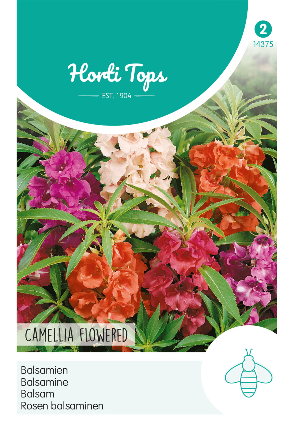 HT Balsamien Zaden Camellia Flowered