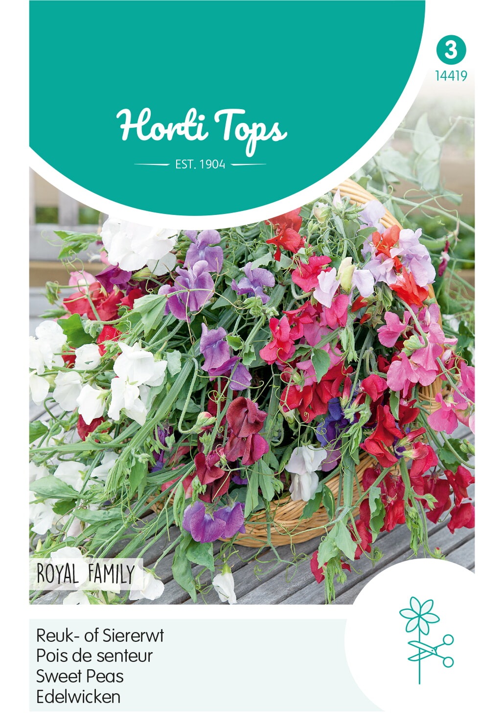 HT Reuk- of Siererwt Zaden Royal Family Gemengd