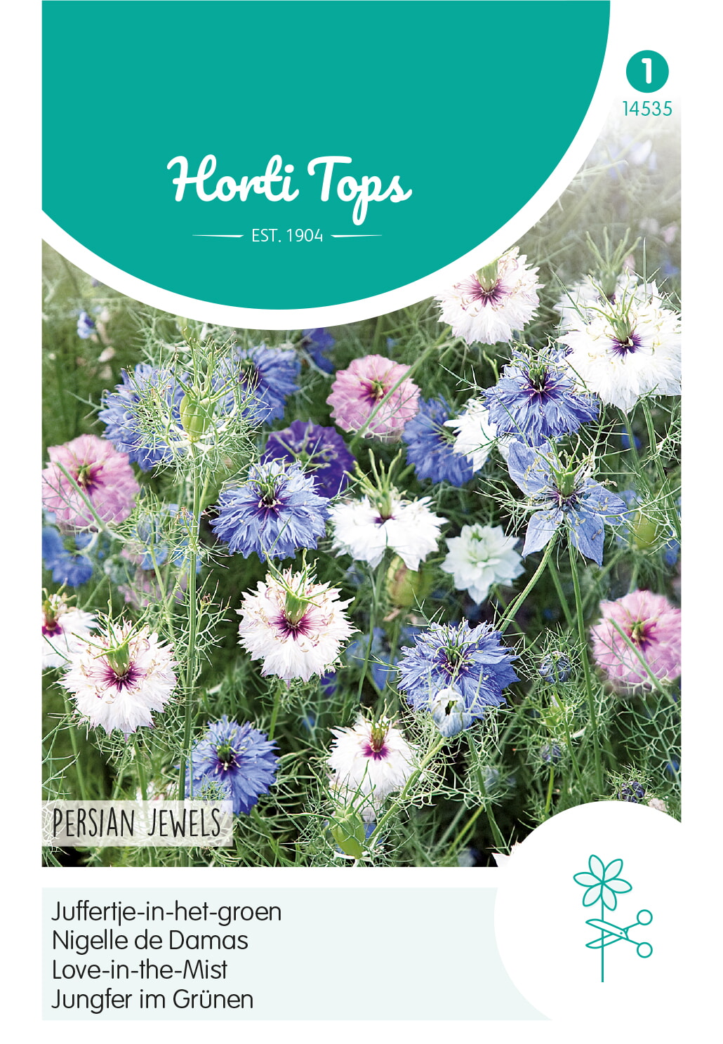 HT Juffertje-In-Het-Groen Zaden Persian Jewels