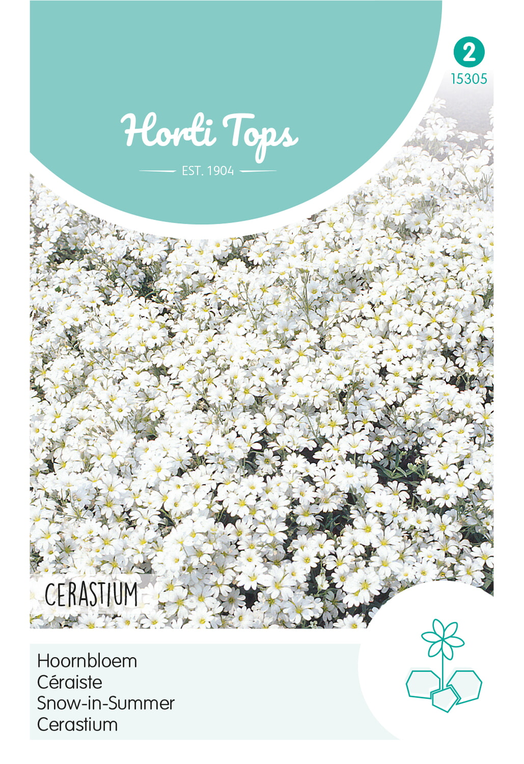 HT Hoornbloem Zaden wit