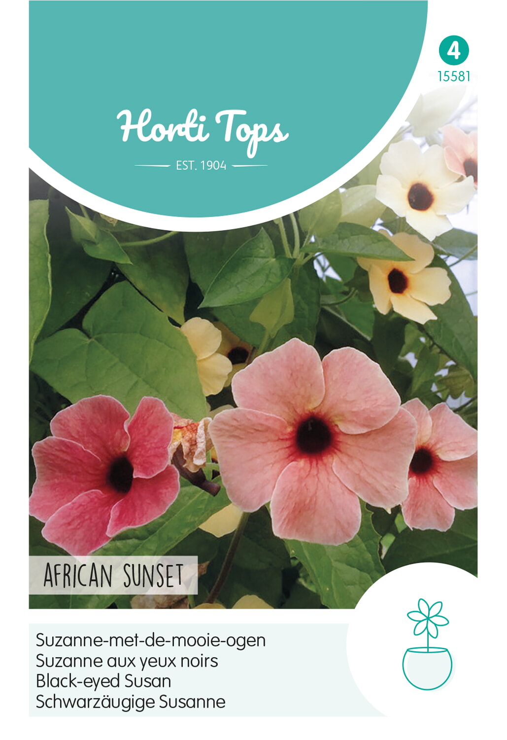 HT Suzanne-met-de-mooie-ogen Zaden African Sunset