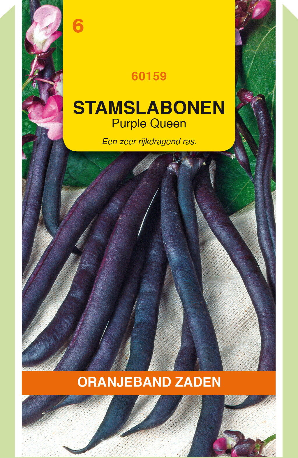 OBZ Stamslabonen Zaden Purple Queen 100g