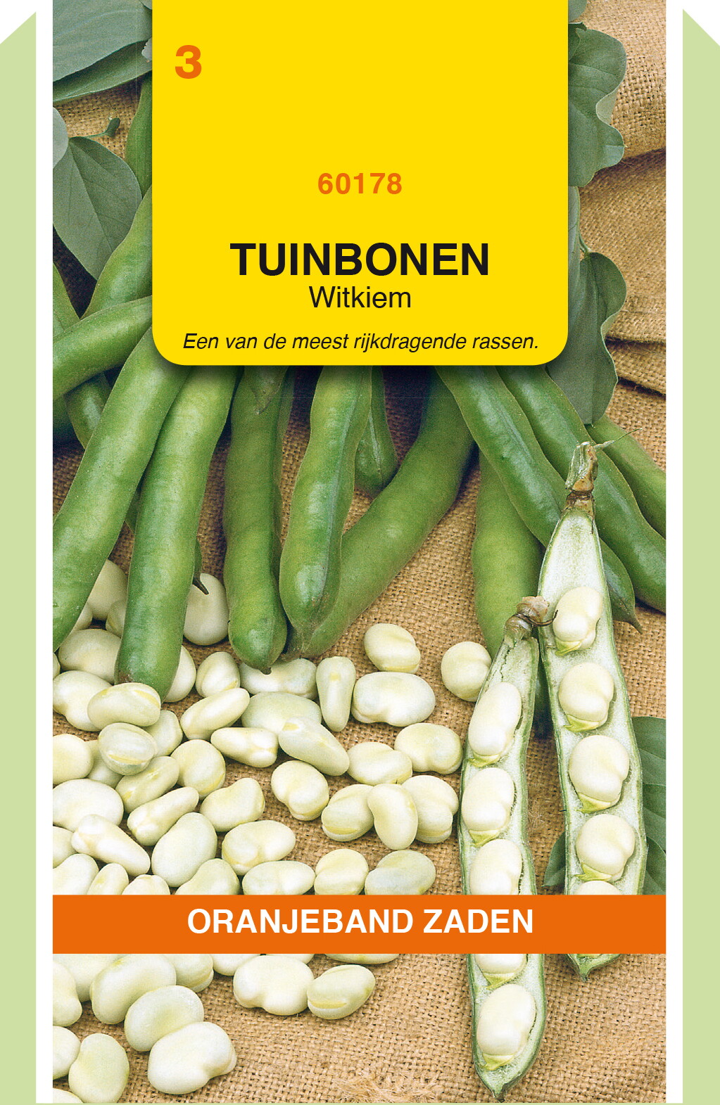 OBZ Tuinbonen Zaden Witkiem 75g