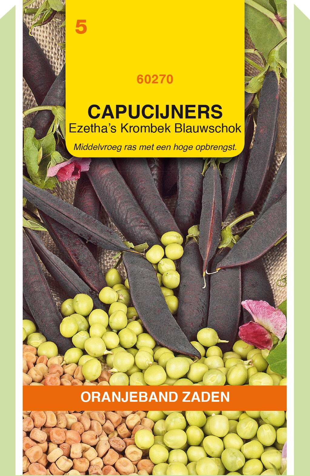 OBZ Capucijners Zaden Ezethas Krombek Blauwschok 100g