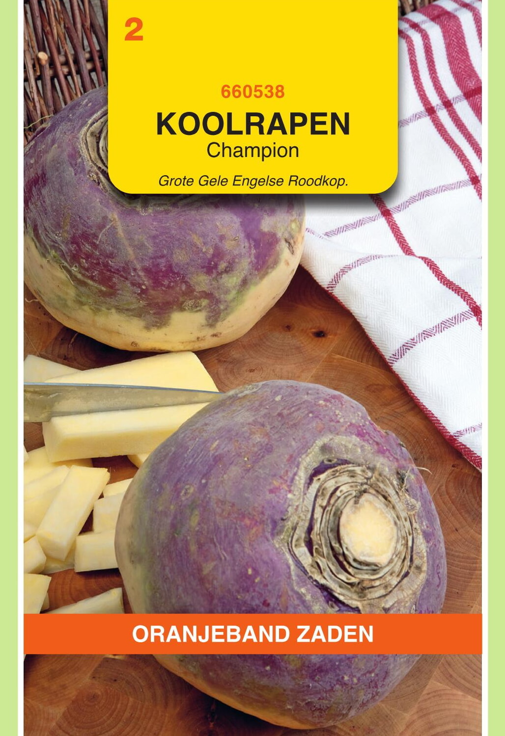 OBZ Koolrapen Zaden Champion Grote Gele Engelse Roodkop