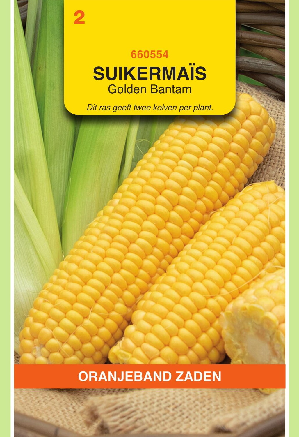 OBZ Suikermais Zaden Golden Bantam