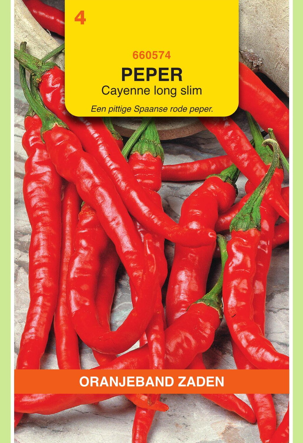 OBZ Pepers Zaden De Cayenne Long Slim