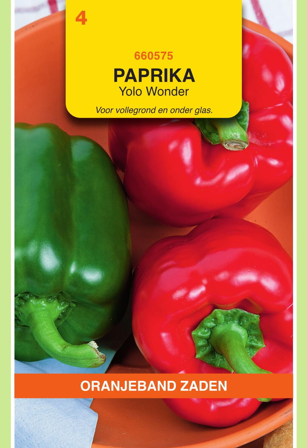 OBZ Paprika Zaden Yolo Wonder