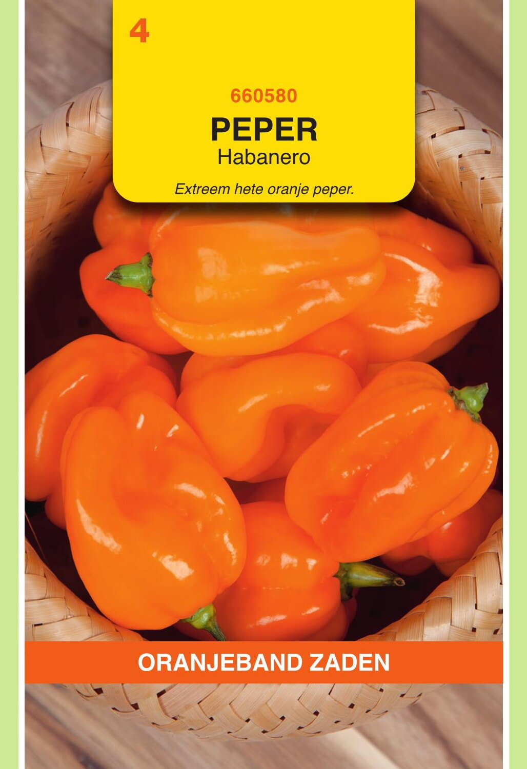 OBZ Peper Zaden Habanero Oranje