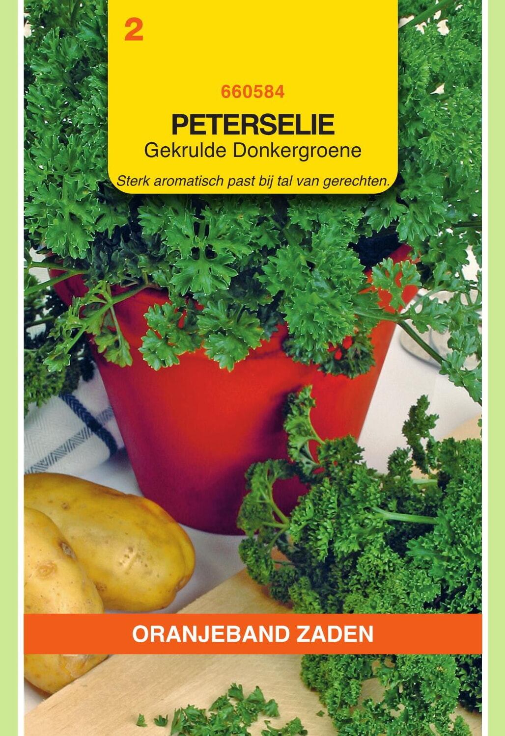 OBZ Peterselie Zaden Gekrulde Donkergroene