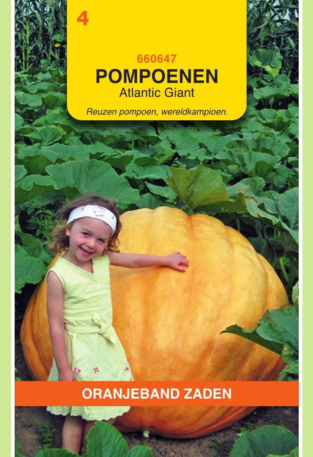 OBZ Pompoenen Zaden Atlantic Giant