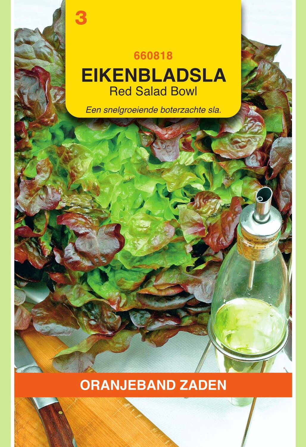 OBZ Pluksa Red Salad Bowl Zaden - Rode Eikenbladsla